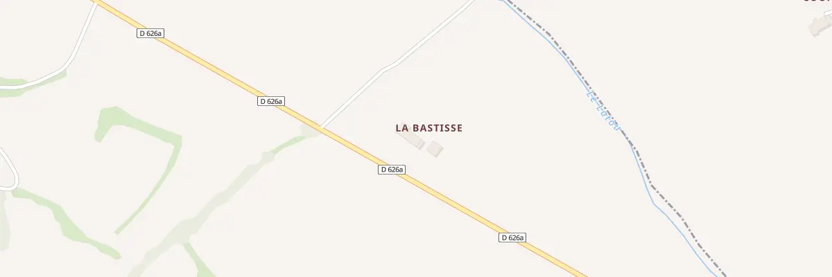 Plan du 93 La Bastisse à Saint-Martin-d’Oydes