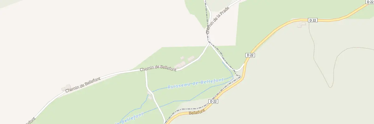 Plan du 1051 Che de Bellefont à Saint-Pierre-Lafeuille