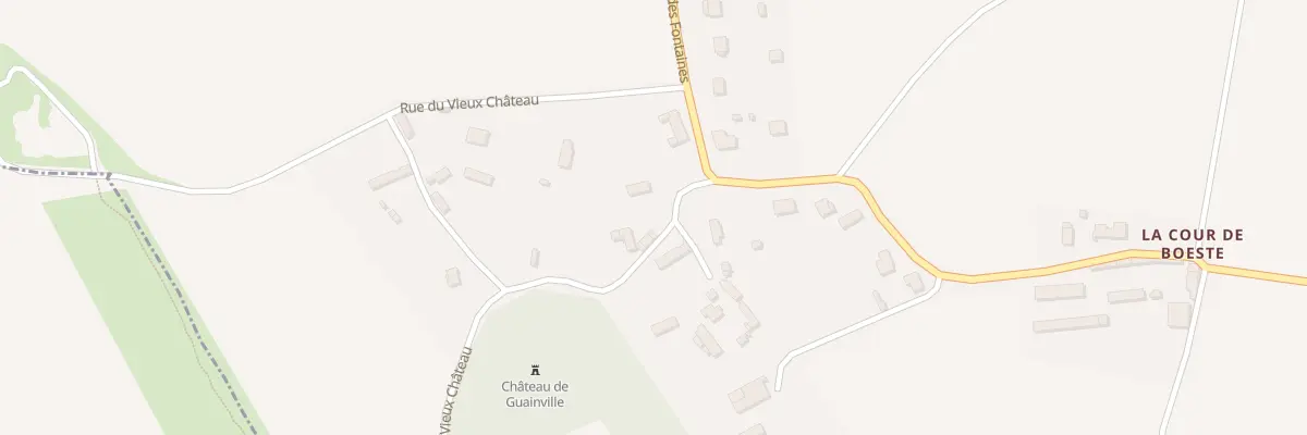 Plan du 134 Rue du Vieux Château à Guainville