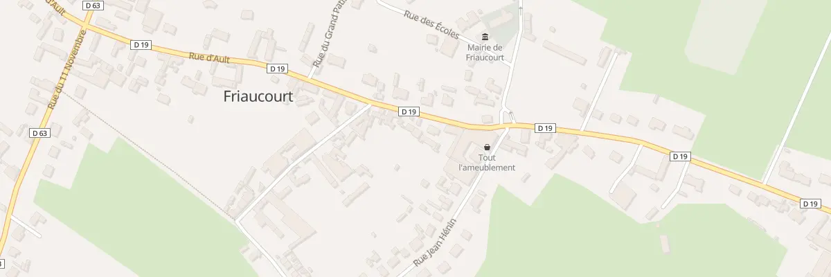 Plan du 65 Grande Rue à Friaucourt