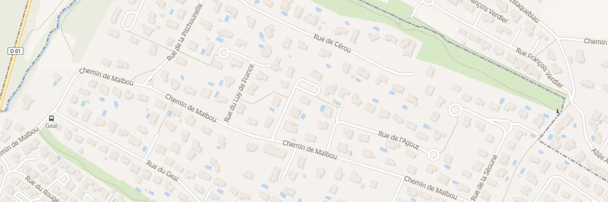 Plan du 6 Rue du Girou à L’Union