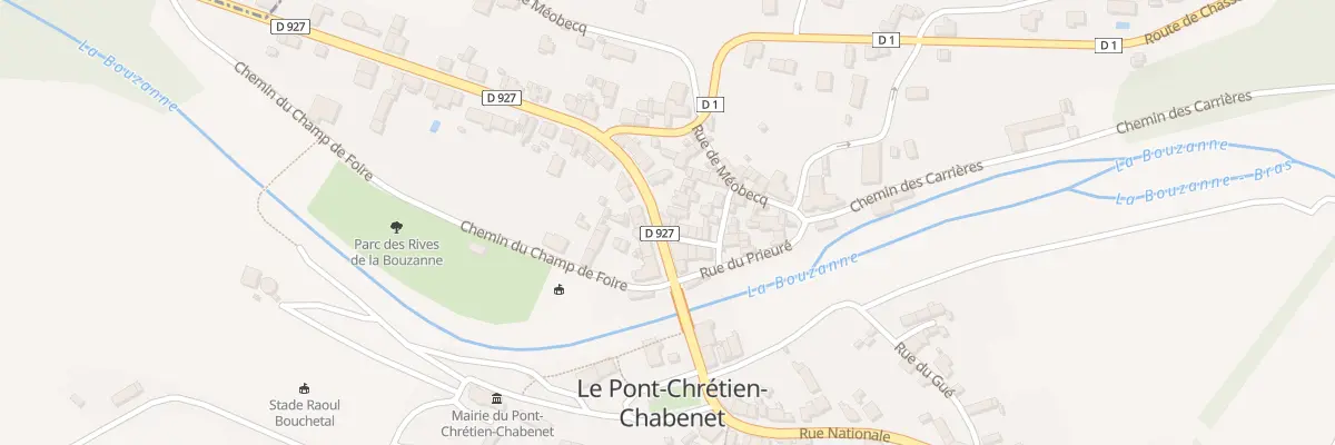 Plan du 37 Rue Nationale au Pont-Chrétien-Chabenet