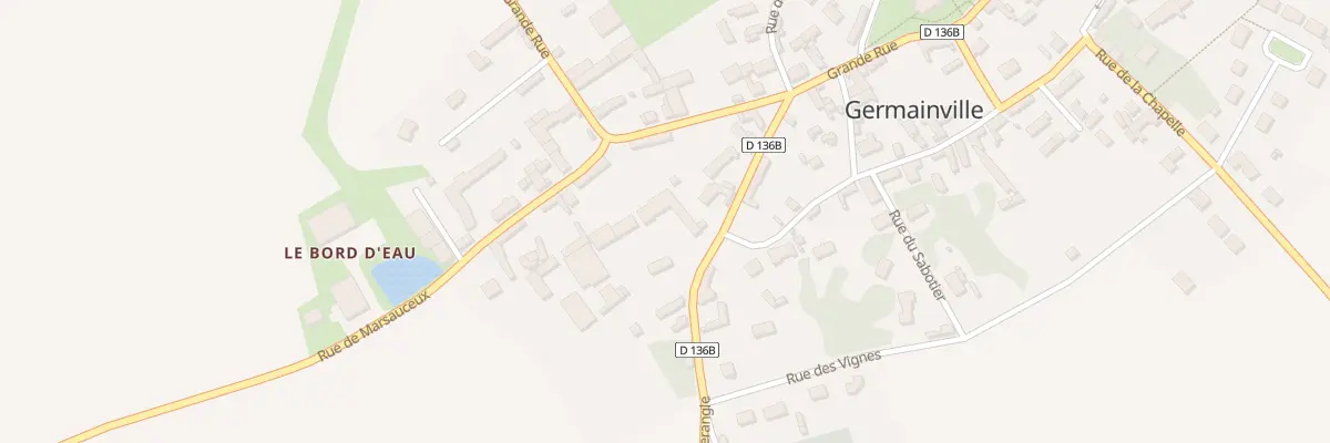 Plan du 8 Rue de Mérangle à Germainville