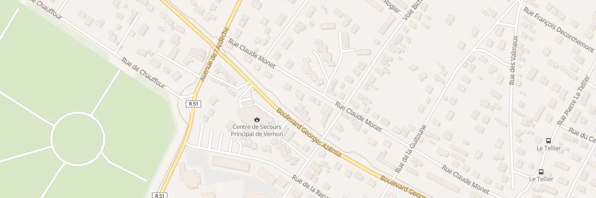Plan du 153 Rue Claude Monet à Vernon