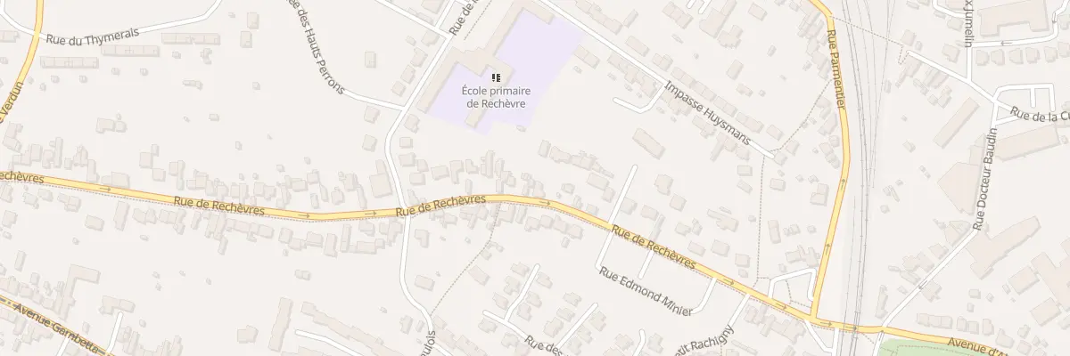 Plan du 38 Rue de Rechèvres à Chartres
