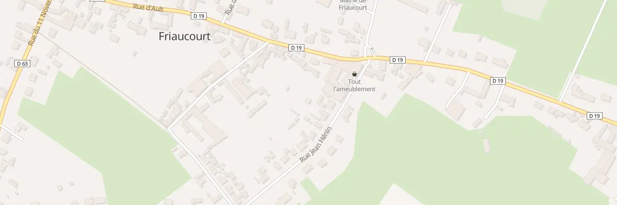 Plan du 7 Rue J Henin à Friaucourt