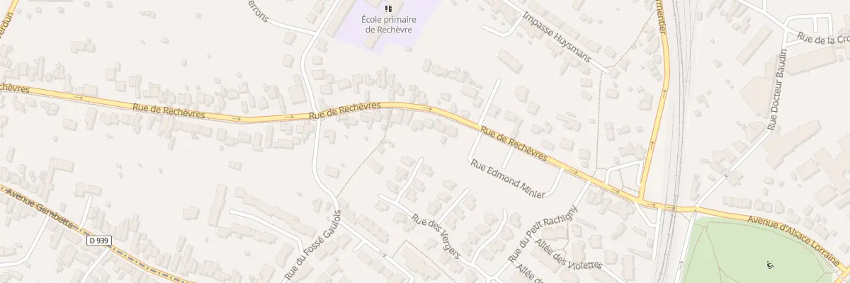 Plan du 15 Rue de Rechèvres à Chartres