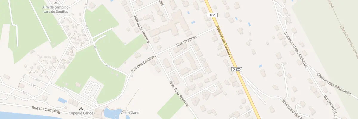 Plan du 34 Rue de la Pomme à Souillac