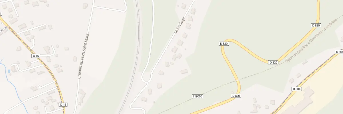 Plan du 5406 Route de Brive à Lachapelle-Auzac