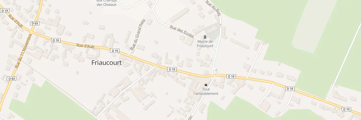 Plan du 40 Grande Rue à Friaucourt