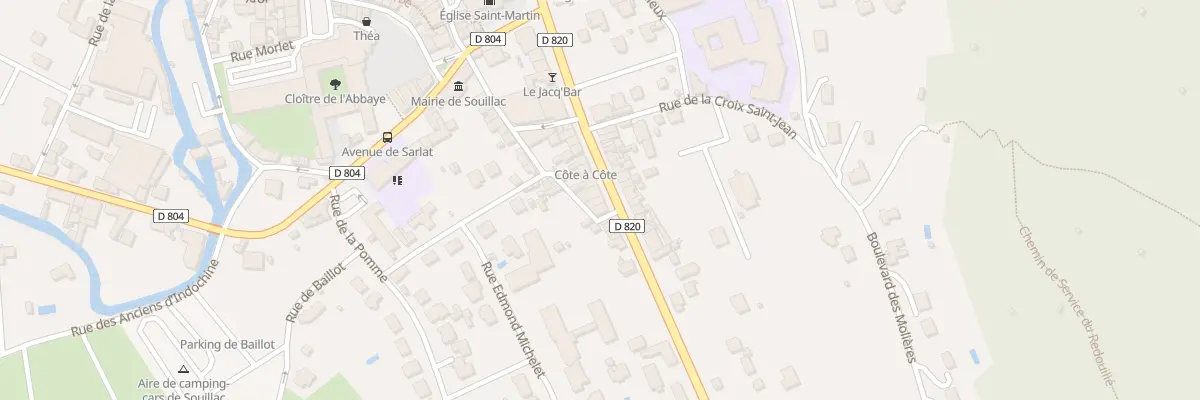 Plan du 103 Av de Toulouse à Souillac