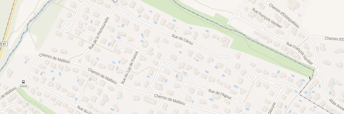 Plan du 9 Rue du Girou à L’Union