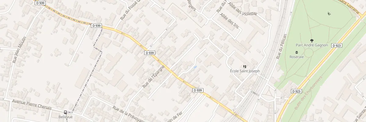 Plan du 34 Rue du Faubourg St Jean à Chartres