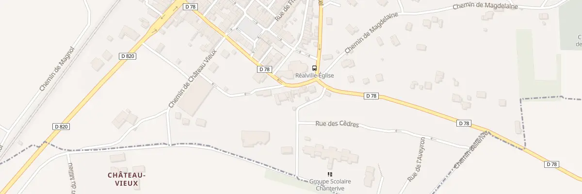Plan du 26 Bd Jacques Rodriguez à Réalville
