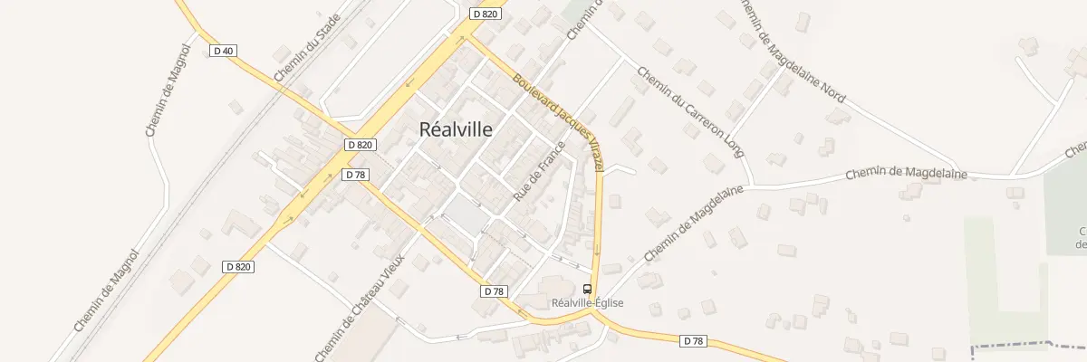Plan du 12 Rue de France à Réalville