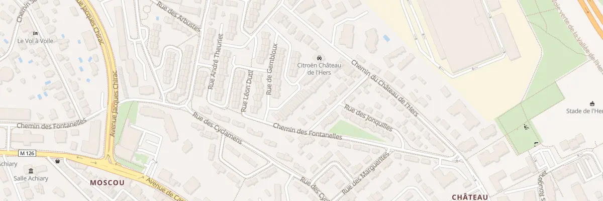 Plan du 24 Rue Pierre Barthes à Toulouse