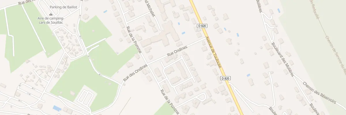 Plan du 477 Rue de la Pomme à Souillac