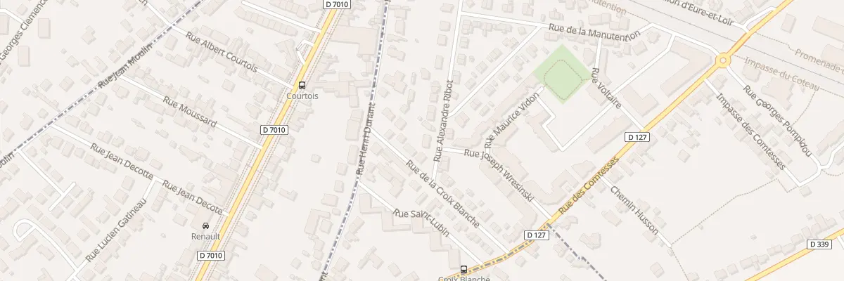 Plan du 28 Rue de la Croix Blanche à Chartres