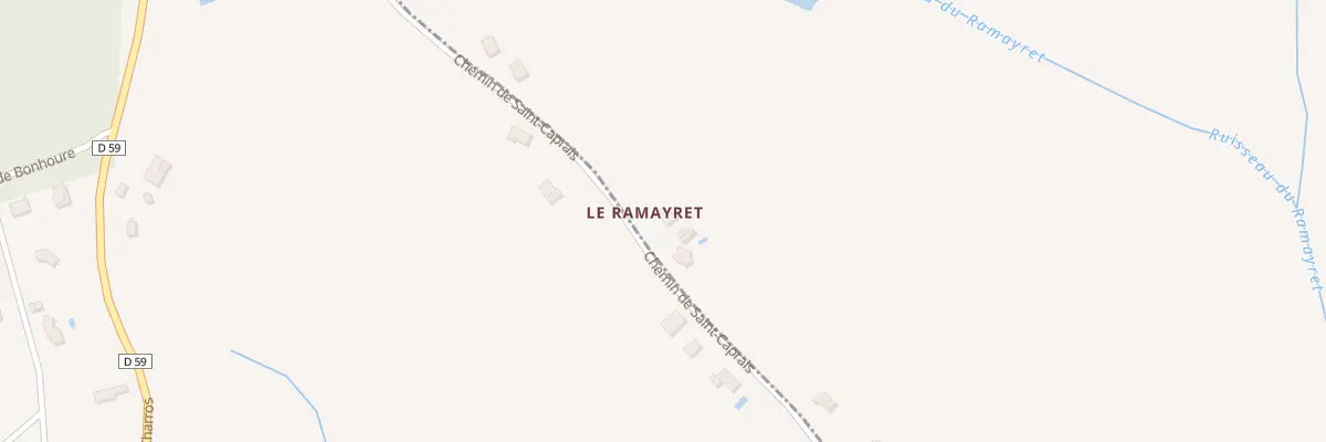 Plan du 5209 Ramayret à La Salvetat-Belmontet
