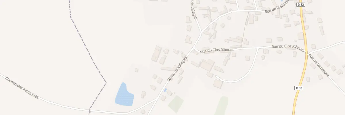 Plan du 24 Rte de Villegats à Chaufour-lès-Bonnières