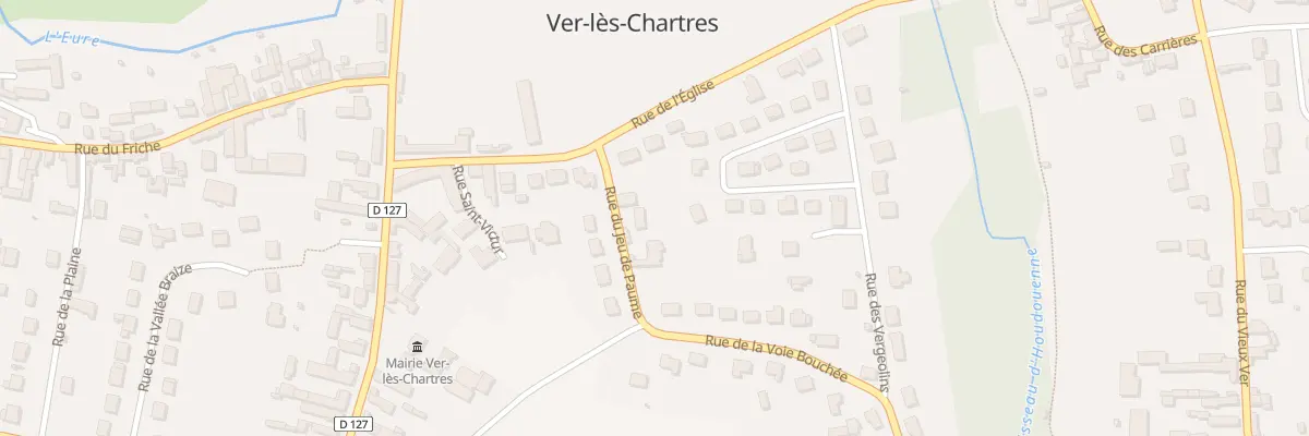 Plan du 3 Rue du Jeu de Paume à Ver-lès-Chartres