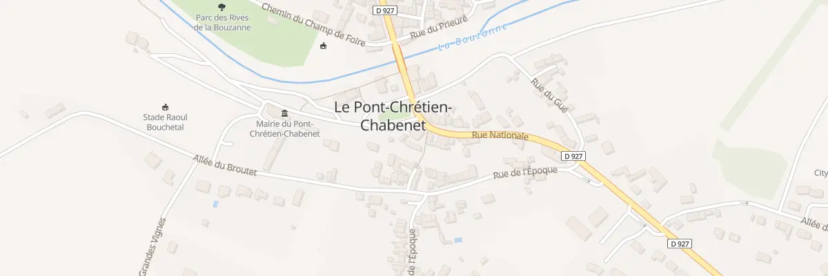 Plan du 50 Rue Nationale au Pont-Chrétien-Chabenet