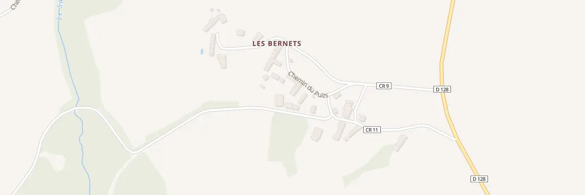 Plan du 10 Village des Bernets à Veuil