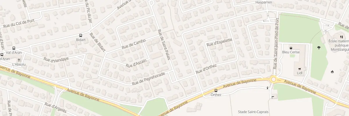 Plan du 10 Rue de Saint-Palais à L’Union