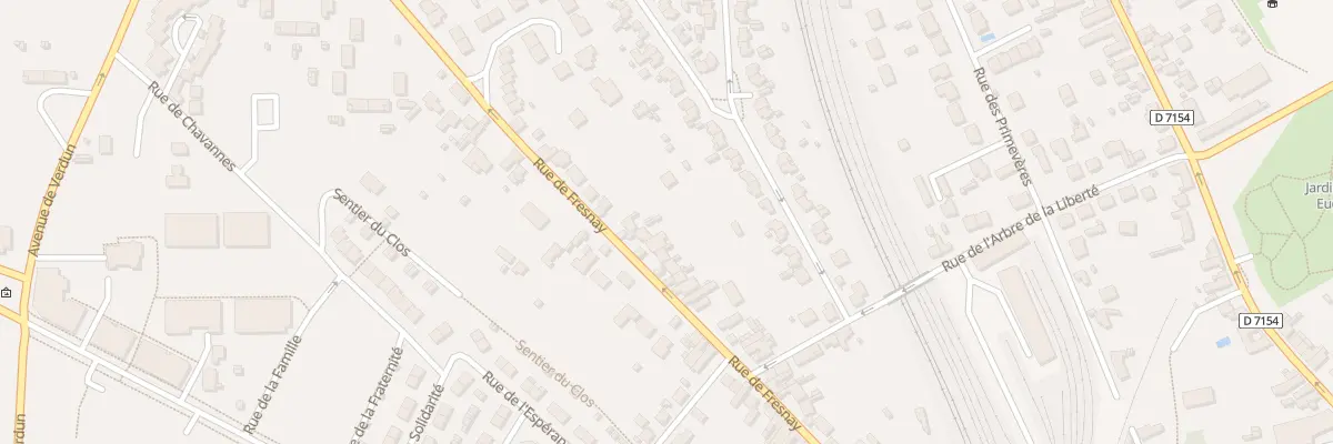 Plan du 50 Rue de Fresnay à Chartres