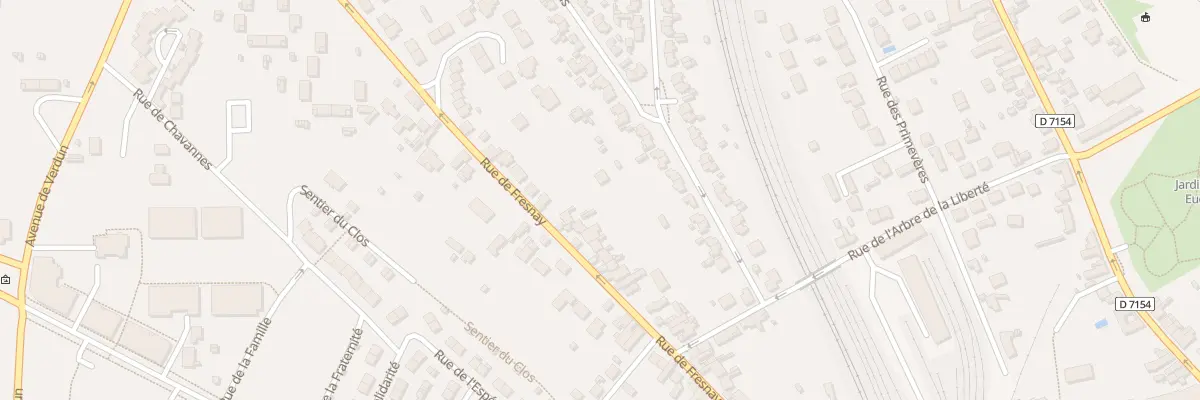 Plan du 52 Rue de Fresnay à Chartres