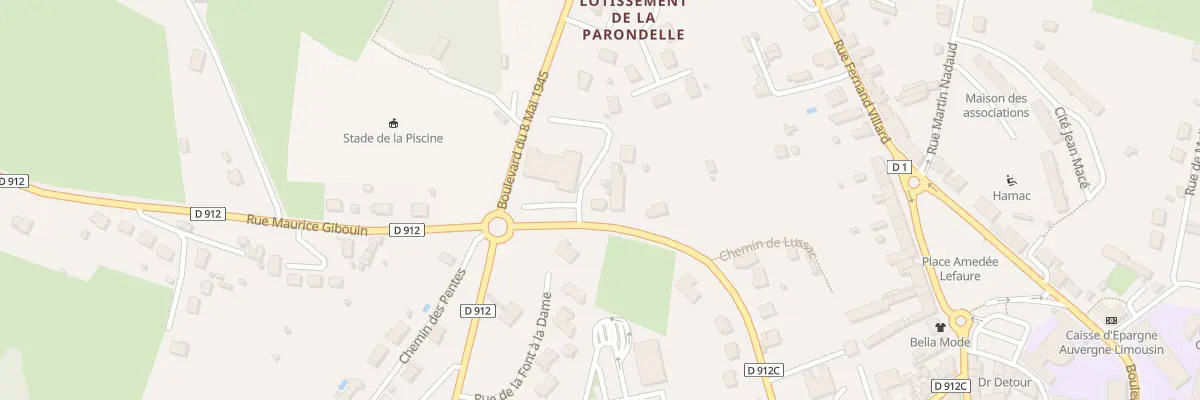 Plan du 22 Rue de l’Hermitage à La Souterraine