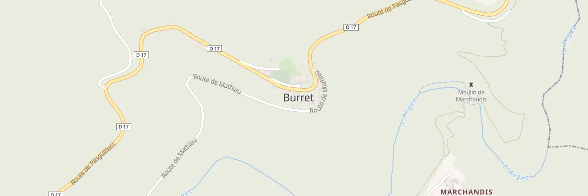 Plan du 5 Burret à Burret