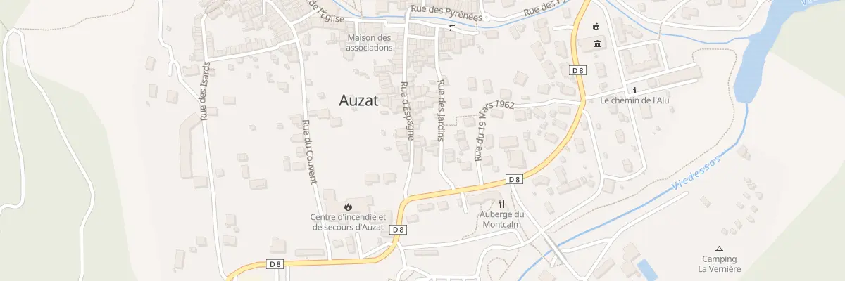 Plan du 5032 Rue des Jardins à Auzat