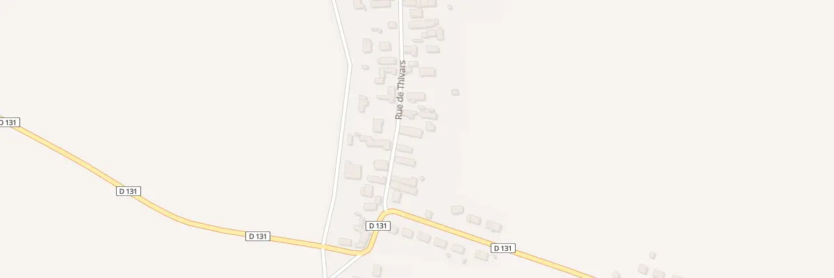 Plan du 6 Rue de Thivars à Dammarie
