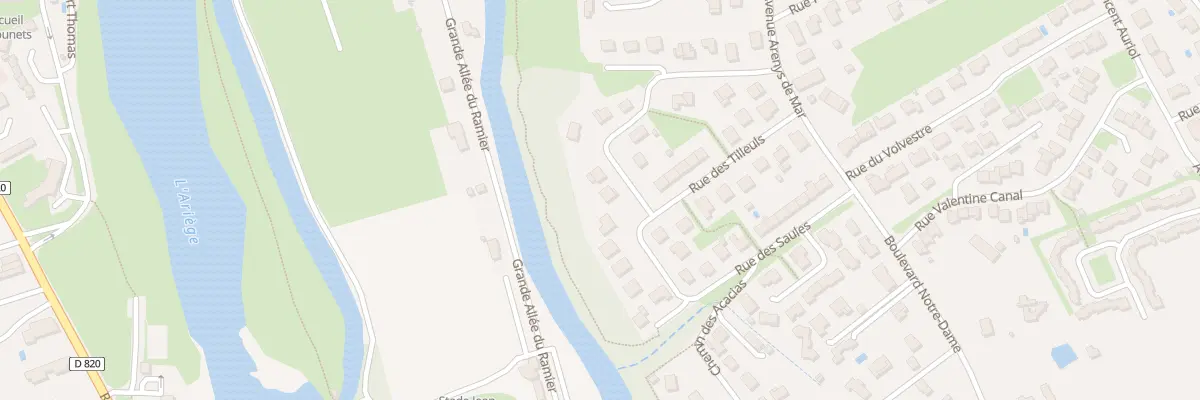 Plan du 12 Rue des Mimosas à Auterive