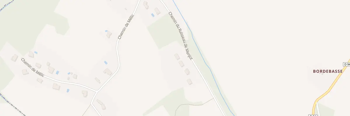 Plan du 49A Fourchaud à Corronsac