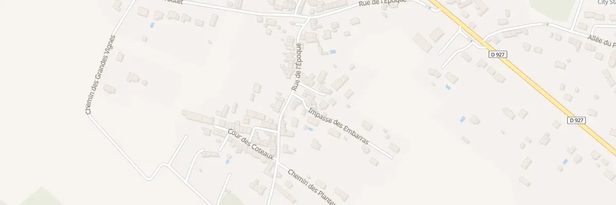 Plan du 3 Imp des Embarras au Pont-Chrétien-Chabenet