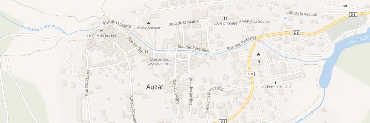 Plan du 6 Rue Saint Jean à Auzat