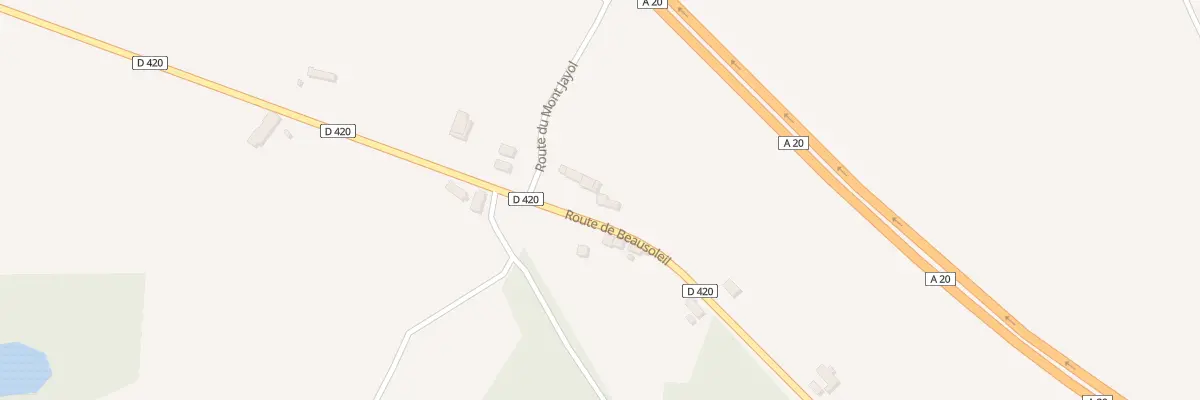 Plan du 2456 Rte de Beausoleil à Saint-Germain-les-Belles