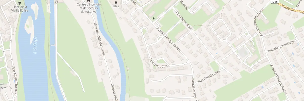 Plan du 23 Rue Joliot Curie à Auterive
