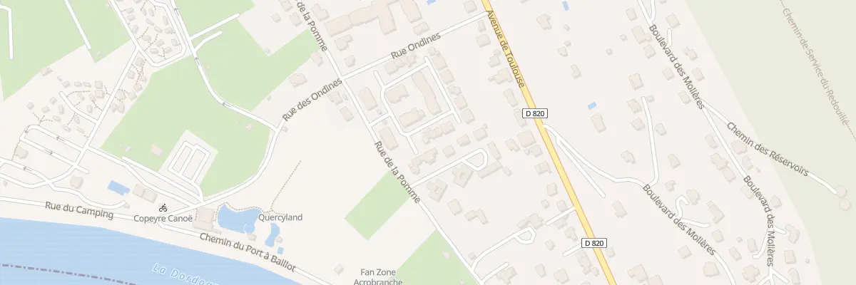 Plan du 34A Rue de la Pomme à Souillac