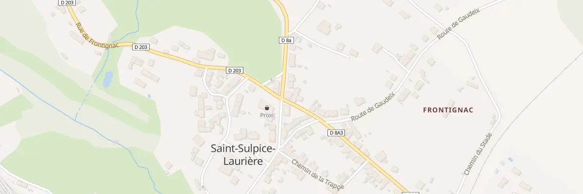 Plan du 1 La Trappe à Saint-Sulpice-Laurière