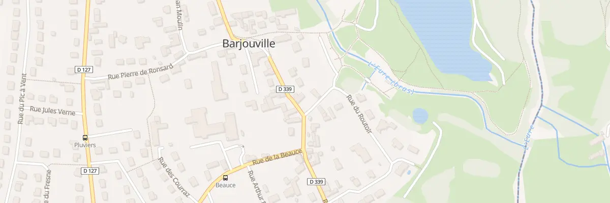 Plan du 5 Rue Jean de la Fontaine à Barjouville
