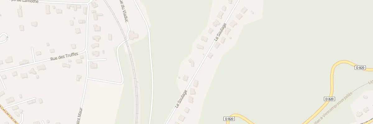 Plan du 5419 Couailles et Champ de Bran à Lachapelle-Auzac