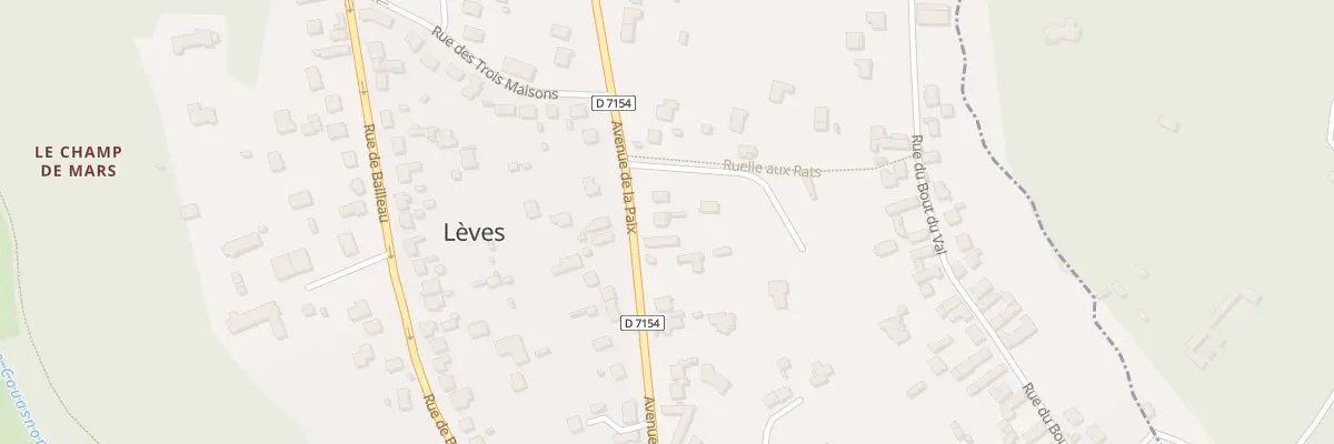 Plan du 66 Av de la Paix à Lèves