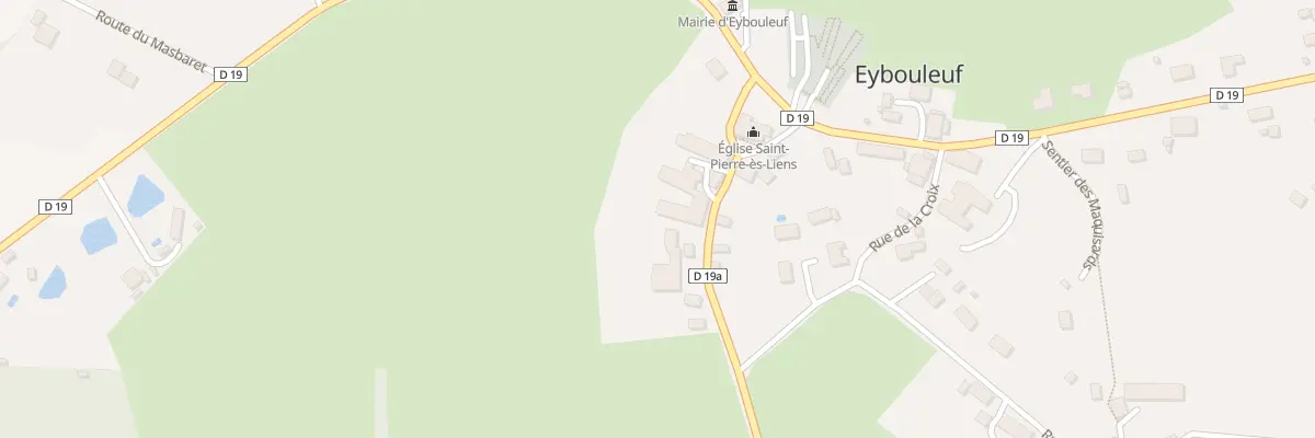 Plan du 2 Rue de La Geneytouse à Eybouleuf