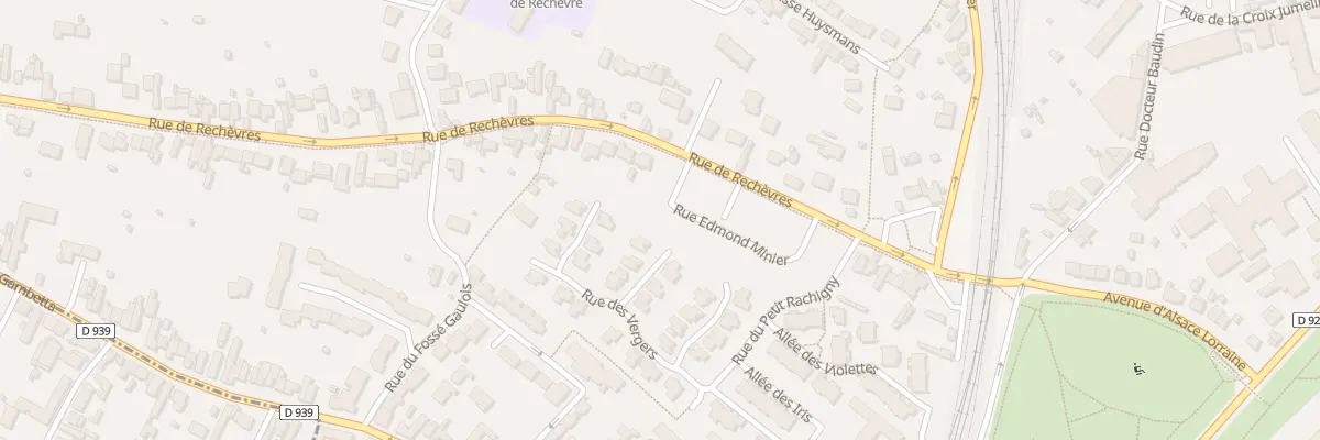 Plan du 6 Rue Edmond Minier à Chartres