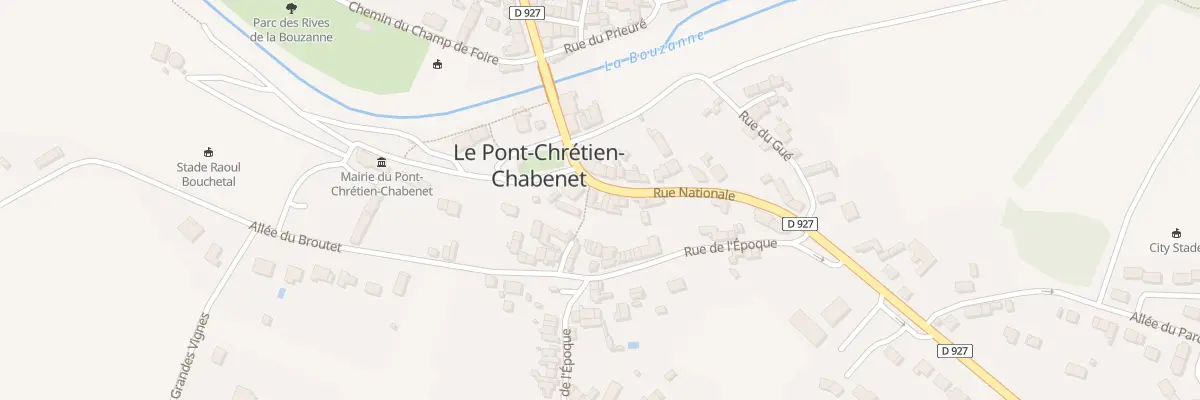 Plan du 54 Rue Nationale au Pont-Chrétien-Chabenet