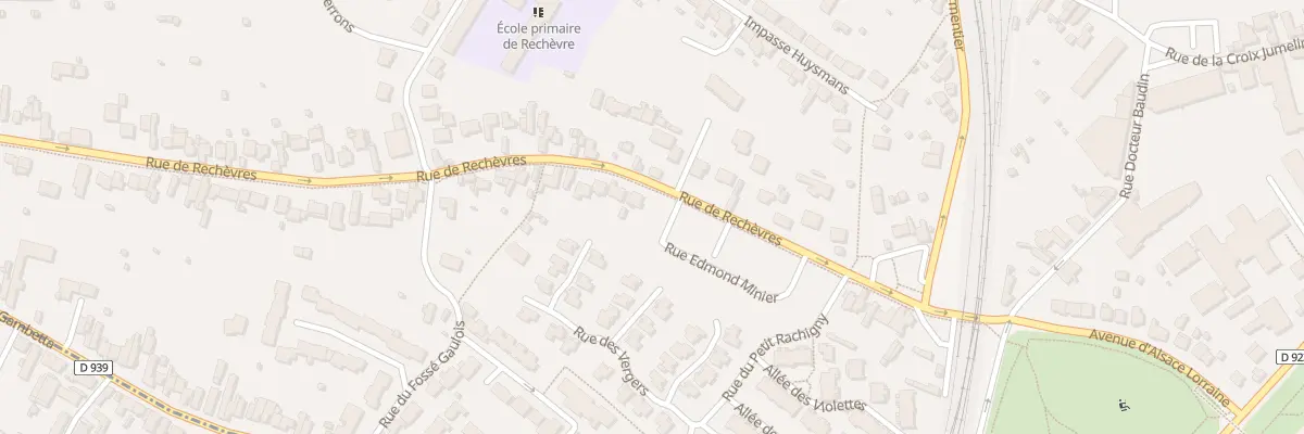 Plan du 2 Rue Edmond Minier à Chartres
