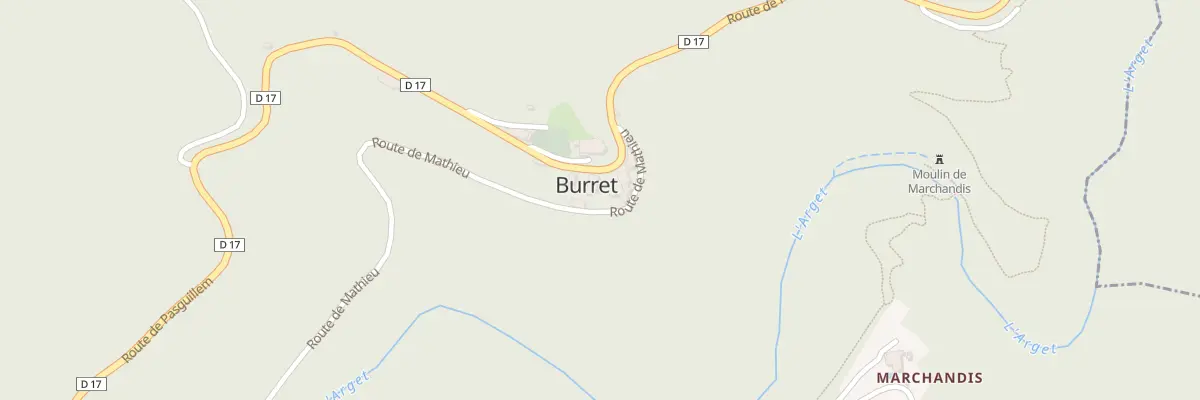 Plan du 6 Burret à Burret